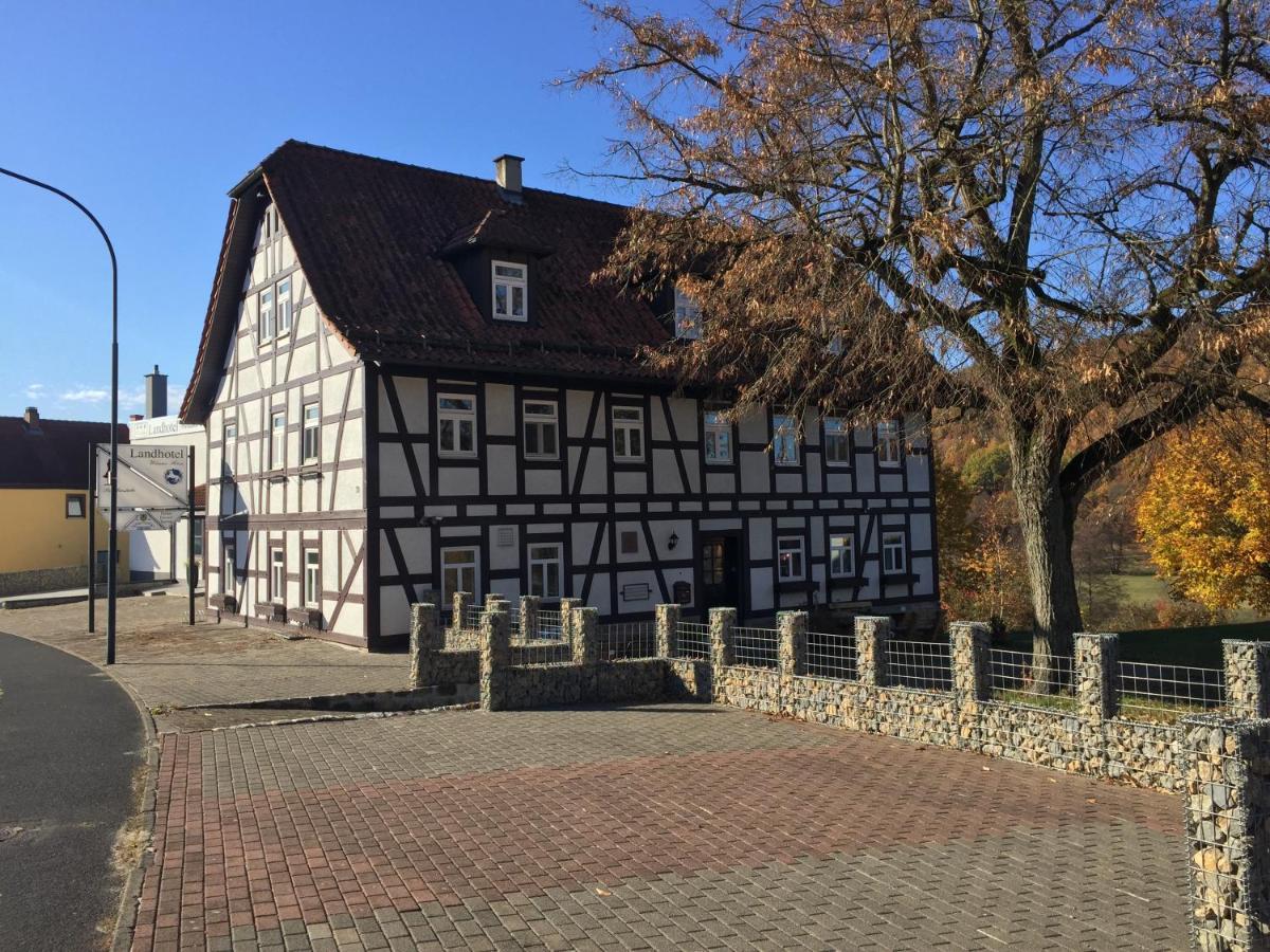 Landhotel Weisses Ross Garni Bad Bruckenau Bagian luar foto